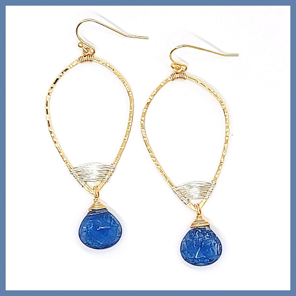 Lapis Teardrop Earrings