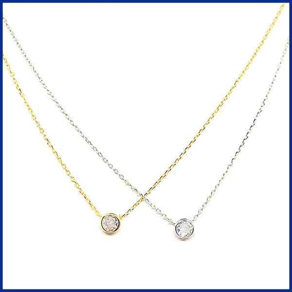 Zirconia Pendant Necklace